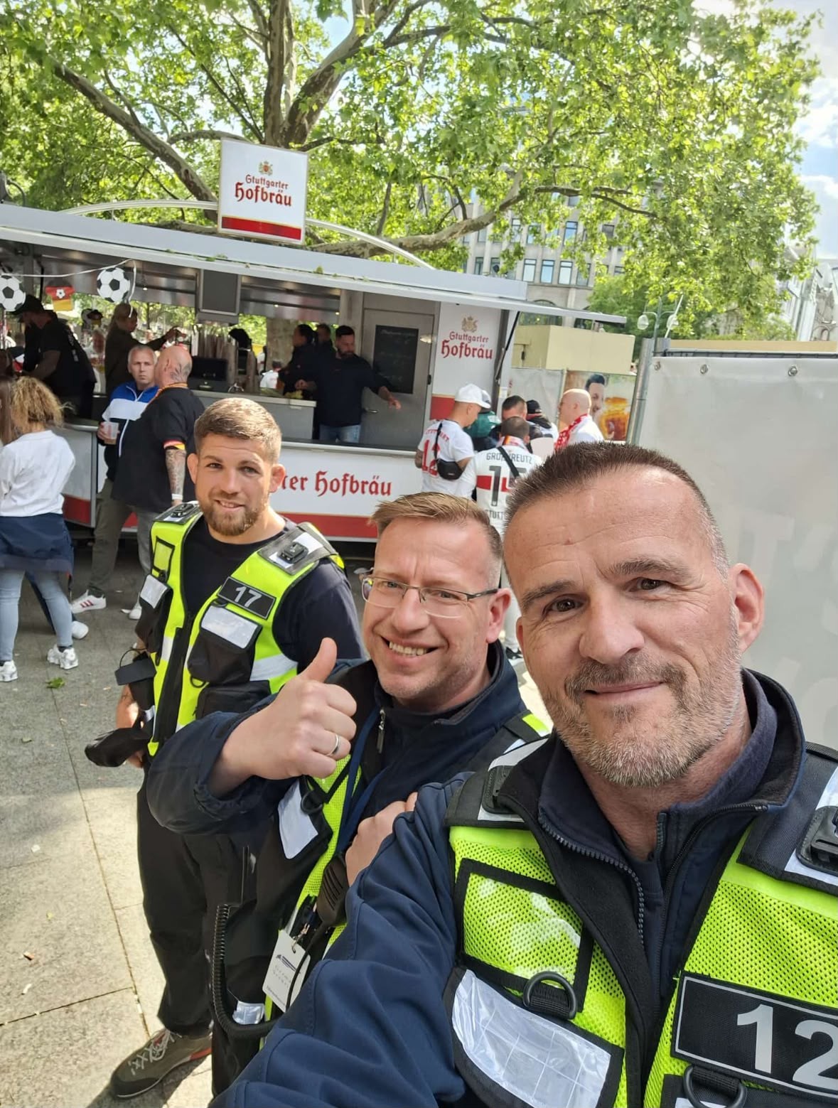 German Security Mitarbeiter im Einsatz